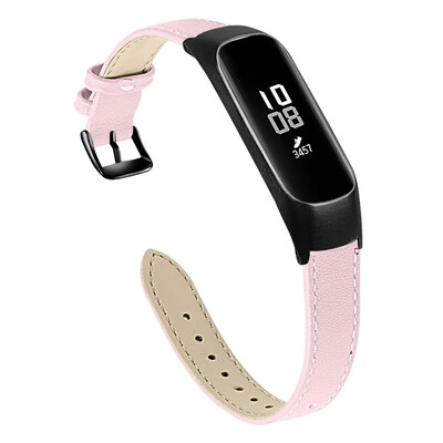 

ECSEM Leather Strap for Samsung Galaxy fit-e SM-R375 Smart Watch Bands with Metal Frame