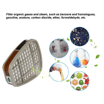 

2Pcs 3M 6005 Formaldehyde Cartridge Organic Vapor Cartridge for Full Facepieces 6000 7000 Respirators Accessories Personal Protect