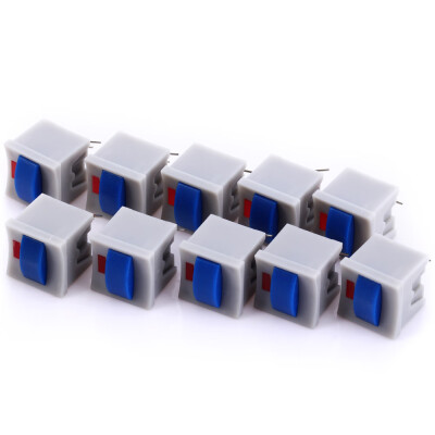 

Non - Locking Push Button Switches with Indicator Light for DIY - DC 30V 01A 10PCS