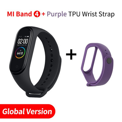 

Newest 2019 Original Xiaomi Mi Band 4 Smart Color Screen Bracelet Heart Rate Fitness 135mAh Bluetooth50 50M Swimming Waterproof