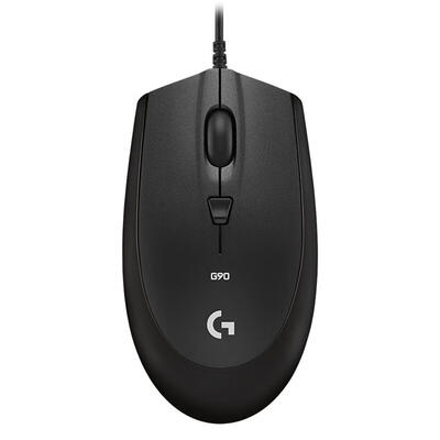 

Logitech G90 Wired Gaming Mouse 4 Programmable Buttons 250-2500 DPI Mouse