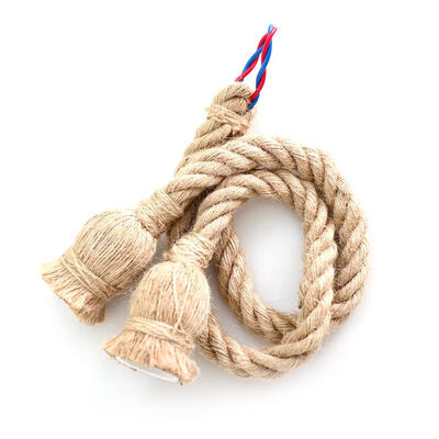 

Vintage Hemp Rope Electric Wire Cord for DIY E27 Edison Bulb Pendant Light