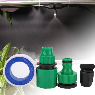 

Greensen Adjustable Lock Copper Micro Nozzle Sprinkler System Kit for Patio Garden Greenhouse Plant