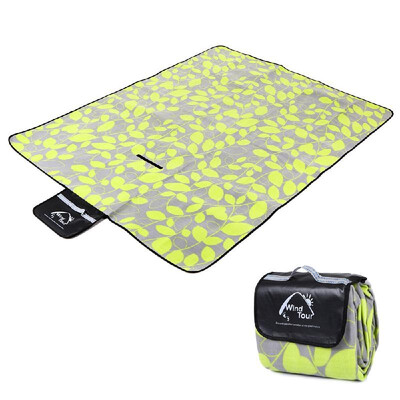 

Outdoor Picnic Mat Portable Waterproof Plaid Blanket Beach Lawn Mat for Picnic Baby Crawling Sleeping Yoga Pad