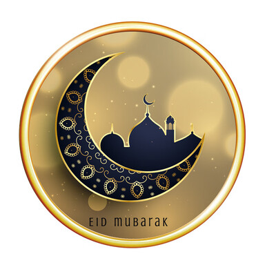 

〖Follure〗Eid Mubarak Sticker Mubarak Party Ramadan Decoration Islamic Decor Supplies
