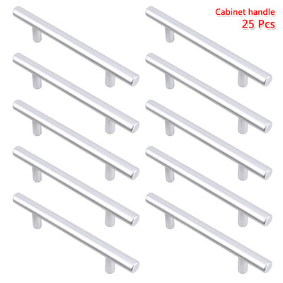 

25pcs 6 Inch Kitchen Furniture Cabinet Hardware Drawer T Bar Handle Pull Modern Hardware Stainless