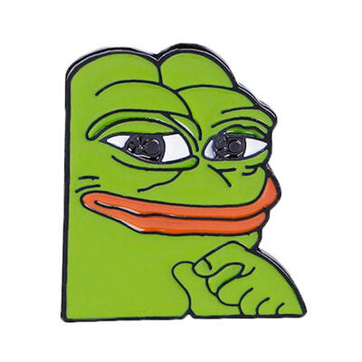 

Frog Pepe Pin Brooch Sad Frog Enamel Pin Badges Pop Culture Pins Jewelry