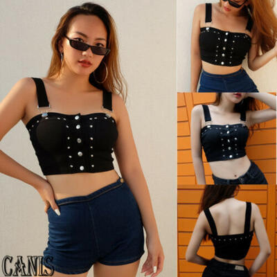 

Women Sexy Casual Tank Top Vest Blouse Sleeveless Summer Crop Top Shirt Cami Top