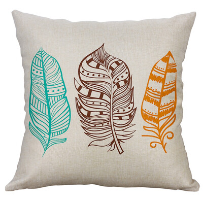 

〖Follure〗Simple Linen Creative Lovely Pillow Cover Pillow Cover Car Pillow Cover