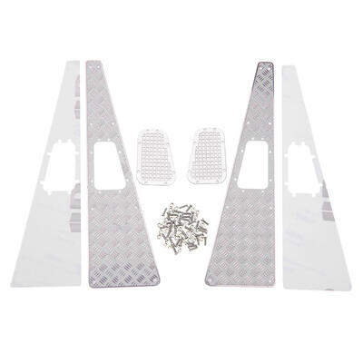 

RC Car Metal Intake Grille Sheet Anti-Slip Engine Cover for Traxxas TRX4