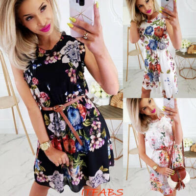 

Women Summer Boho Short Maxi Dress Evening Cocktail Party Beach Dresses Sundress