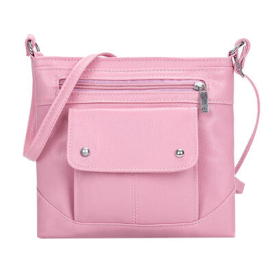 

Retro Small Crossbody Messenger Handbag Women PU Leather Shoulder Bag Purse
