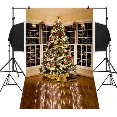 

Toponeto Christmas Backdrops Snowman Vinyl 3x5FT Lantern Background Photography Studio