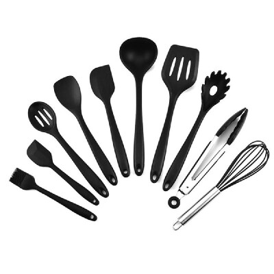 

10Pcs Cooking Kit Silicone Nonstick Cooking Baking Kitchenware Utensil Set