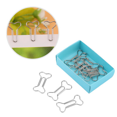 

Greensen 12 Pcs Creative Bone Shape Paper Clips Funny Bookmark Marking Document Organizing Clip