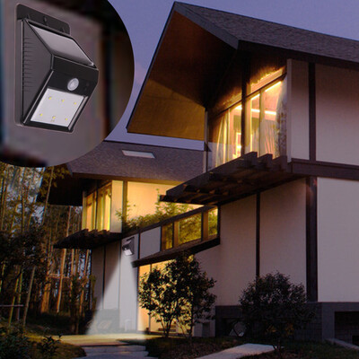 

New Solar Power Triangle Hunman Body Sensor Light Control Wall Light