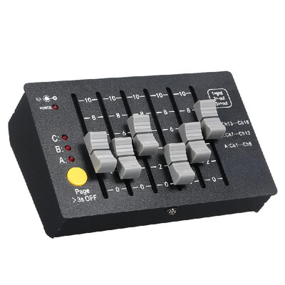 

AC100-240V 05W Mini DMX-18 Stage Controller DMX 512 Console DJ Equipment Lighting Fixture Built-in 2000mAh High Capacity Recharge