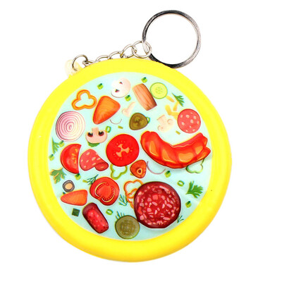 

Tailored Cute Pizza Stress Reliever Keychain Scented Super Slow Rising Squeeze Toy