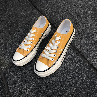 

Chic Shoe Women 2018 New Joker Korean Student Harajuku ulzzang Canvas Shoes 1970ins