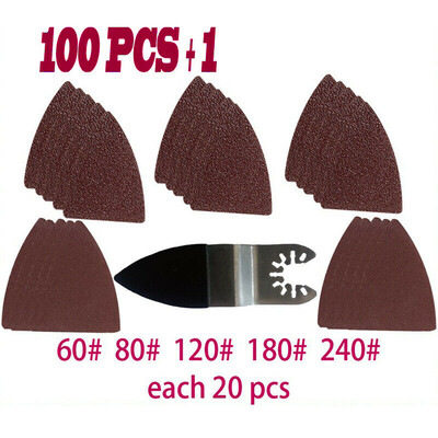 

Alumina 100 Sanding Sheet1 Finger Polishing Pad 60-240 Grit Triangular Mat
