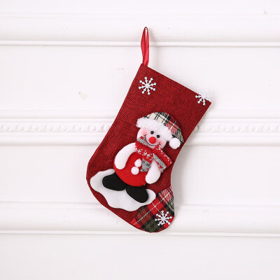 

Toponeto Christmas Stockings Socks Santa Claus Candy Gift Bag Xmas Hanging Decor