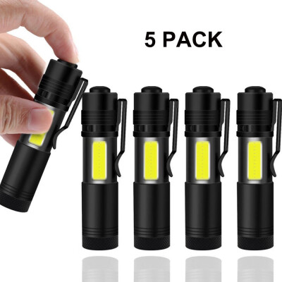 

Saidsome 5PC Multifunction Portable XPE-R3 COB Lamp Work Light Flashlight Torch Tool flashlight lamp