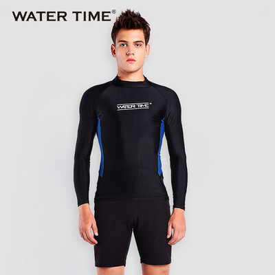 

Watertime frog scorpion jellyfish diving suit male snorkeling suit beach pants suit warm winter bathing suit long-sleeved shirt surf clothing sun protection clothing black blue