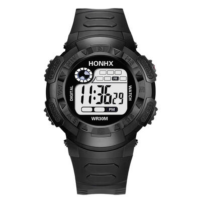 

HONHX Women Men Sports Electronic Watches Casual Student Digital Wristwatch