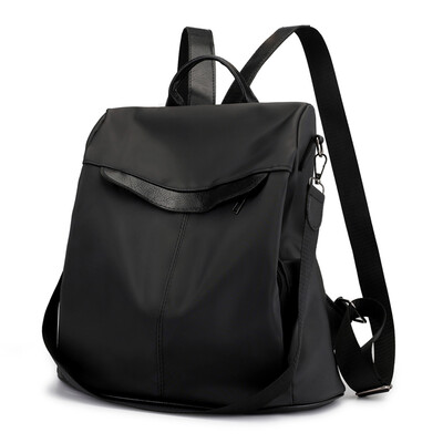 

Backpack Female Wild Fashion Canvas Waterproof Anti-theft Dual-use Shoulder Bag