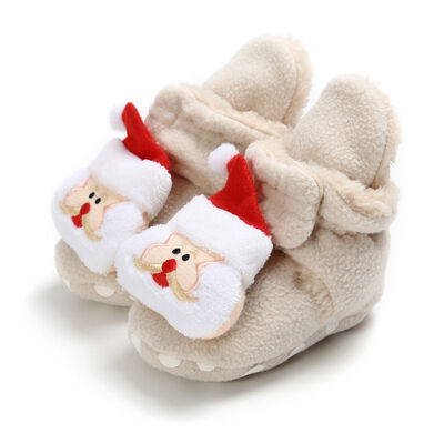 

Boys Snow Boots Winter Newborn Baby Girls Leather Boots Infant Soft Bottom Shoes Baby PU Furry Warm Boots 0-18M