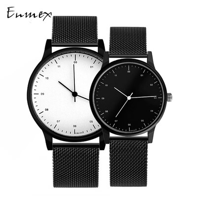 

The Tanabata Gift Translation Enmex European&American Fashion Watch Simple Aesthetics Simple ins Wind Couple Table Pair