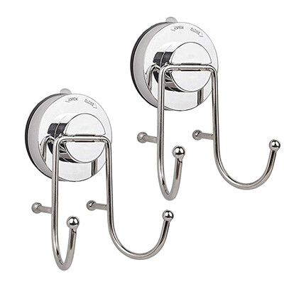 

〖Follure〗Vacuum Suction Cup Hook Holder Organizer Bathroom Kitchen Towel Hanger Storage