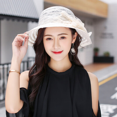 

Beach hat Blue Korean version Baitao summer foldable seaside sunscreen hat outing sunhat cool hat
