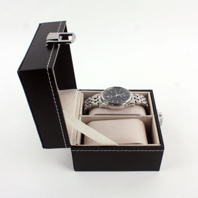

〖Follure〗2 Leather Watch Box Case For Unisex Wrist Display Jewelry Organizer Storage