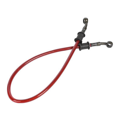 

600mm Motorcycle Brake Line Braided Steel Clutch Oil Hose for Dirt Pit Bike