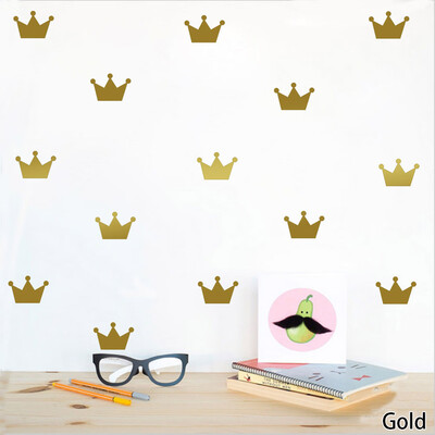 

Children Room Background Decorated Princess Crown Wall Stickers