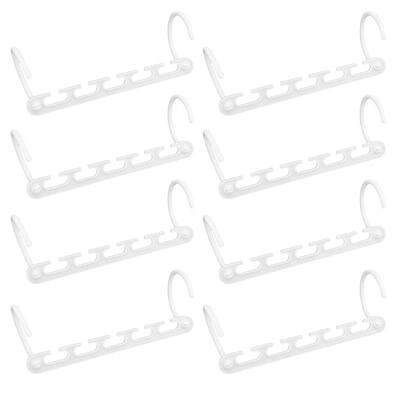 

8pcsset Clothes Hangers Rack Wardrobes Closet Clothing Hook Space Saver