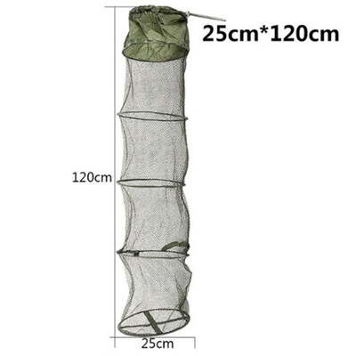 

Fishing Net Stake 12m15m20m 5 Layers Folding Fish Care Creel Tackle