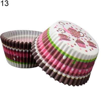 

100Pcs Lovely Cupcake Cake Liner Baking Cup Muffin Dessert Holder Kitchen Decor