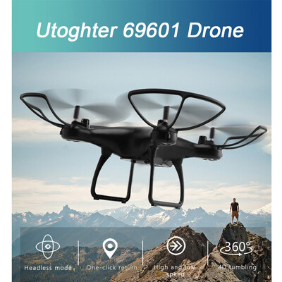 

Utoghter 69601 24G 6-Axis Gyro Altitude Hold Drone 3D Flip Headless RC Quadcopter