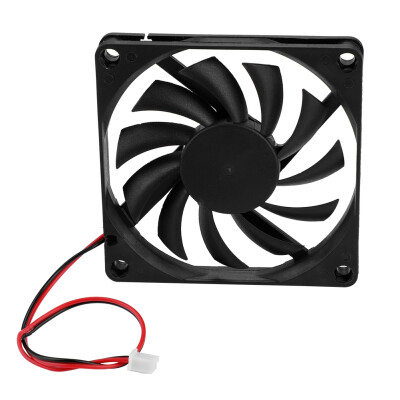 

Greensen 2pcs 8cm 12V CPU Cooling Fan CPU Fans Heat Sink Silent Mute Cooler for Computer PC Black