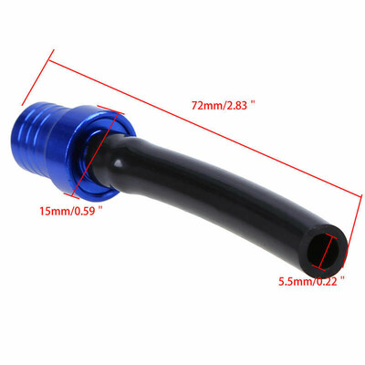 

One-Way CNC Ventilation Fuel Cap Air Vent Tube Breather For Off-Road Motorcycles