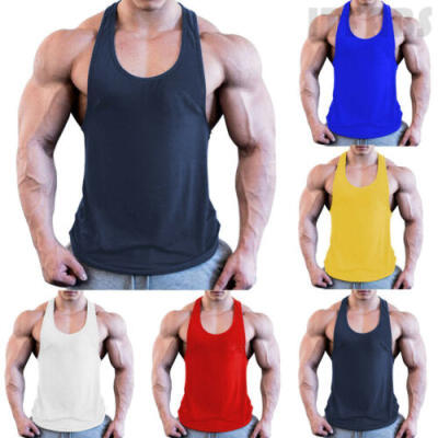 

Mens Gym Singlet Training Bodybuilding Tank Top Vest Sleeveless Fitness Shir