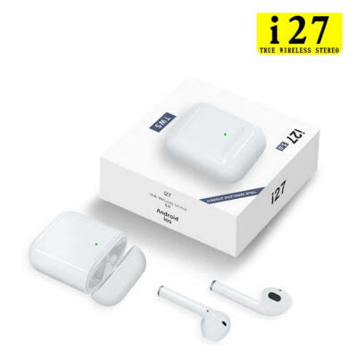 

I27 Portable Wireless Bluetooth 50 Earphone Earpieces Earbuds Stereo Sports Headset With Charging Case