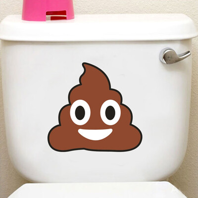 

〖Follure〗Excrement Room Toilet Seat Bathroom Sticker Home Refrigerator Wall Decal Art
