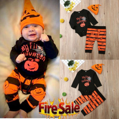 

Halloween Newborn Baby Boy Girl Romper Jumpsuit Bodysuit Pants Clothes Outfits