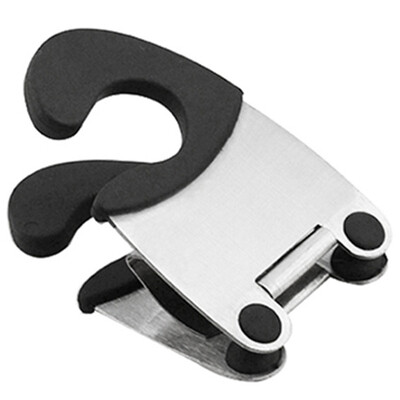 

Creative Kitchen Stainless Steel Pot Side Clip Antiscalding Spoon Holder Support