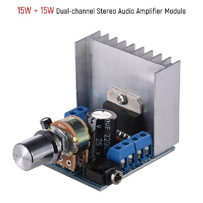 

Stereo 20 Audio Amplifier Module 35W 35W Dual-channel Mini Amp Board Amplify DIY Circuit Board with Heatsink