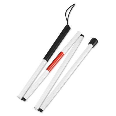 

488inch Metal Walking Stick outdoor climbing Folding trekking pole Adjustable Telescopic climbing poles Collapsible Travel Cane