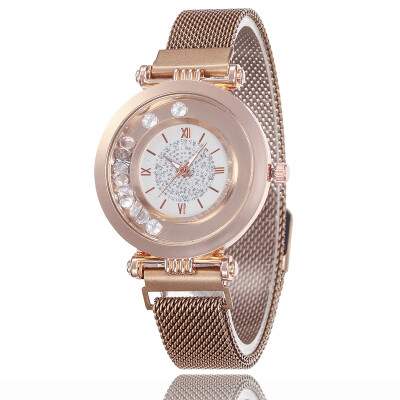 

Magnet magnet straps starry ladies watch fashion new popular digital quicksand watch